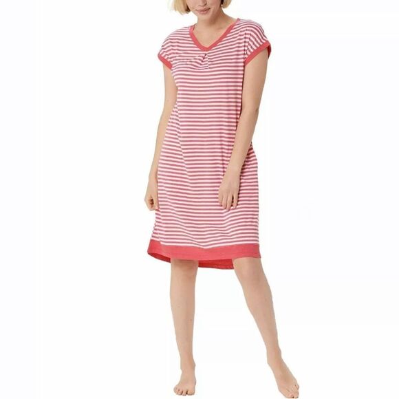 Carole Hochman Garden Maxi Dress Sleepshirt Set - Picture 2 of 5